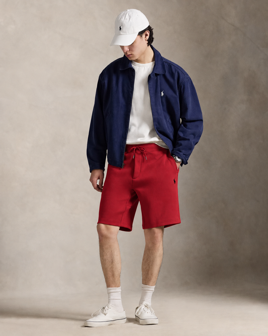 Men's Ralph Lauren Fleece Shorts (Red)