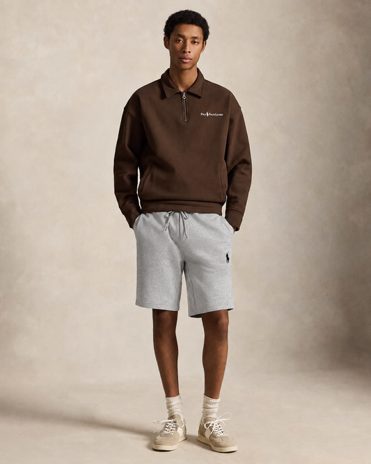 Men's Ralph Lauren Fleece Shorts (Grey)