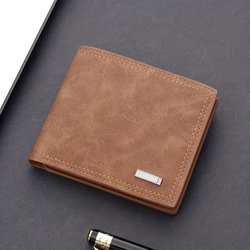 Men's Classic Bifold Wallet (Brown)