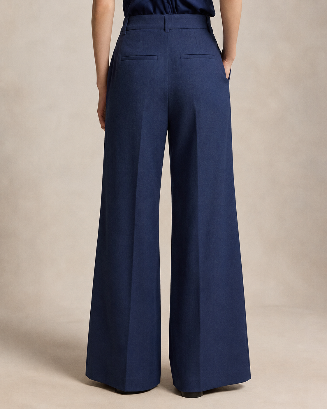 Women's Only Linen Pants (Navy Blue)