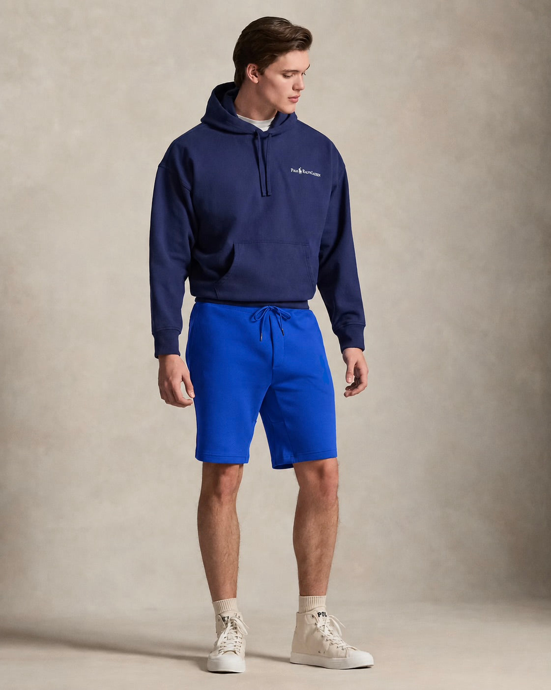 Men's Ralph Lauren Fleece Shorts (Royal Blue)