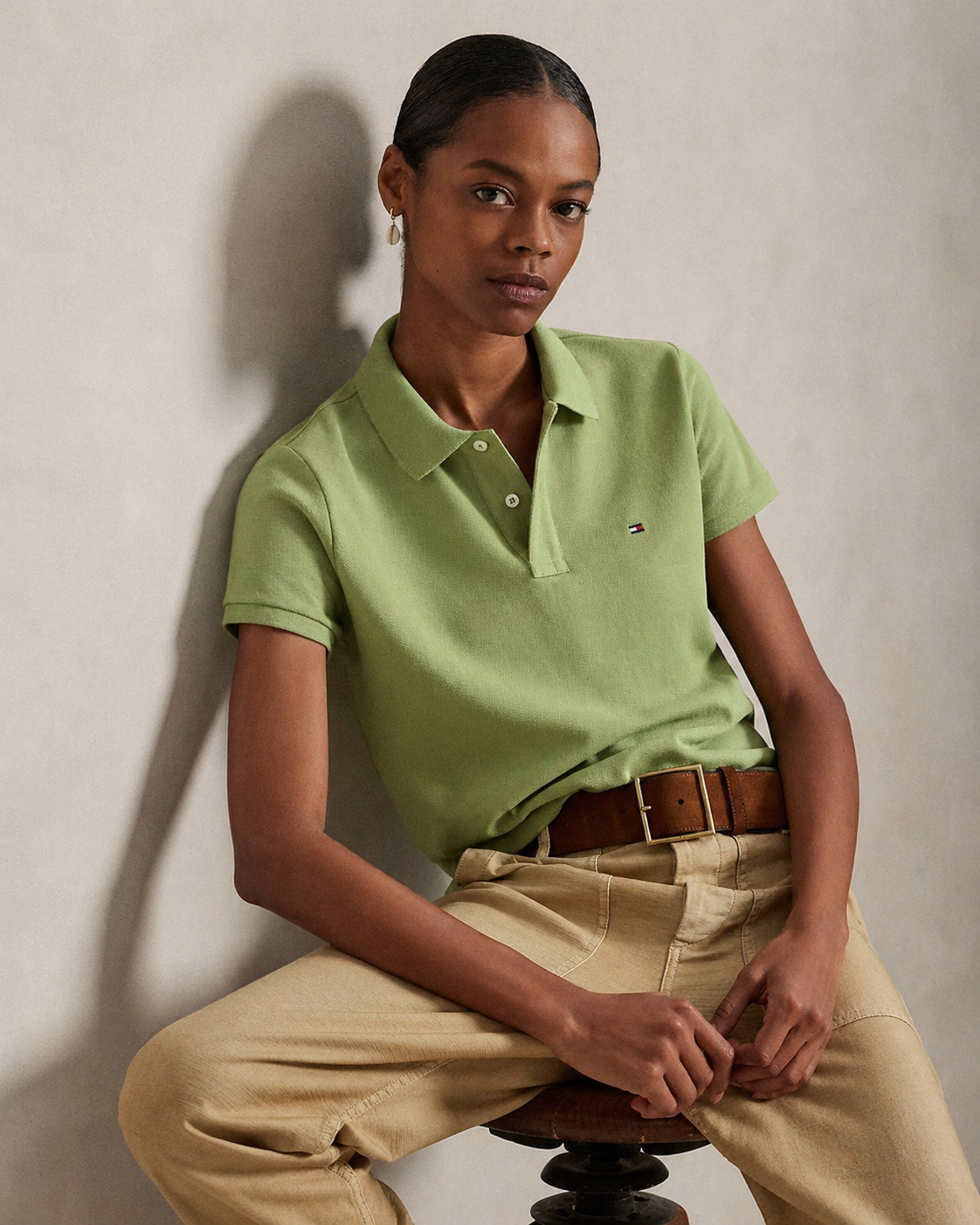 Women’s Tommy Hilfiger Polo Shirt (Green)