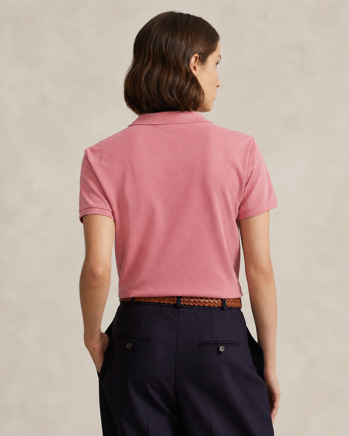 Women's Ralph Lauren Polo Shirt (Bois De Rose)