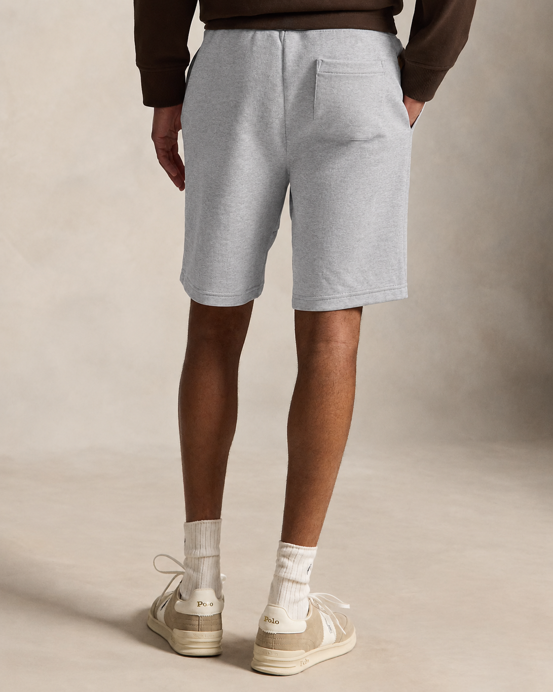 Men's Ralph Lauren Fleece Shorts (Grey)