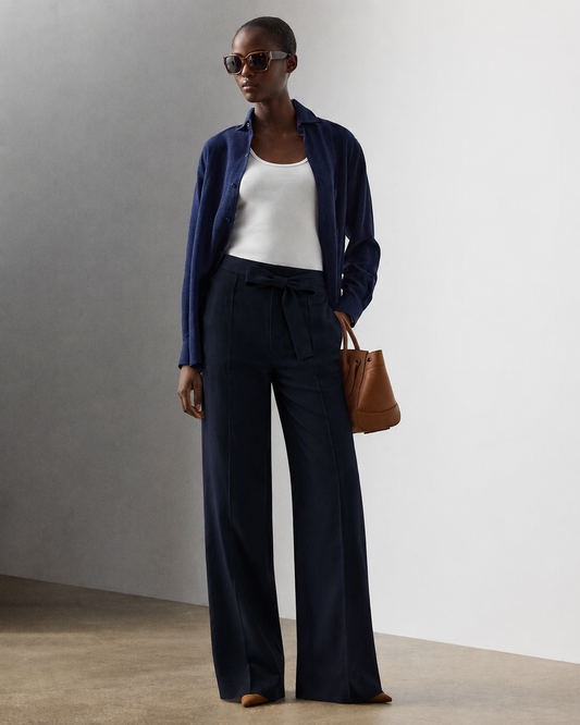 Women's Only Linen Pants (Black)
