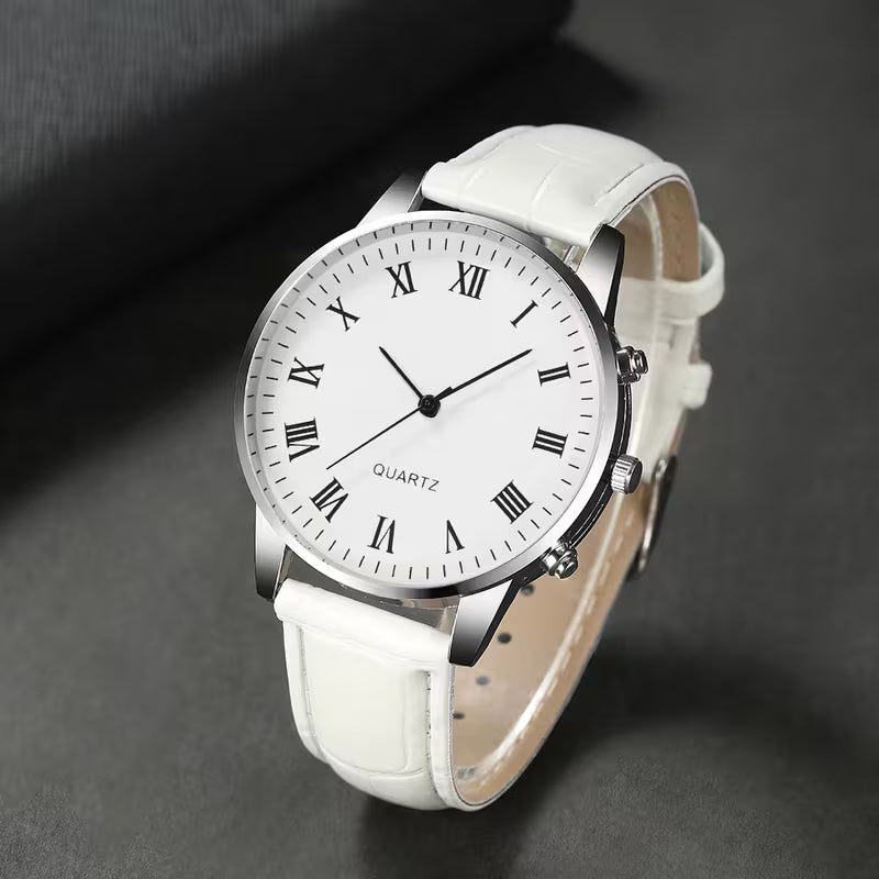 Men's Luxury Quartz Watch (White)
