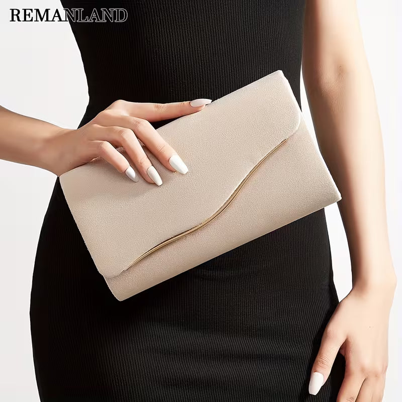 Women's Luxury Clutch Bag (Apricot)