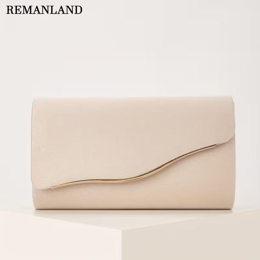 Women's Luxury Clutch Bag (Apricot)