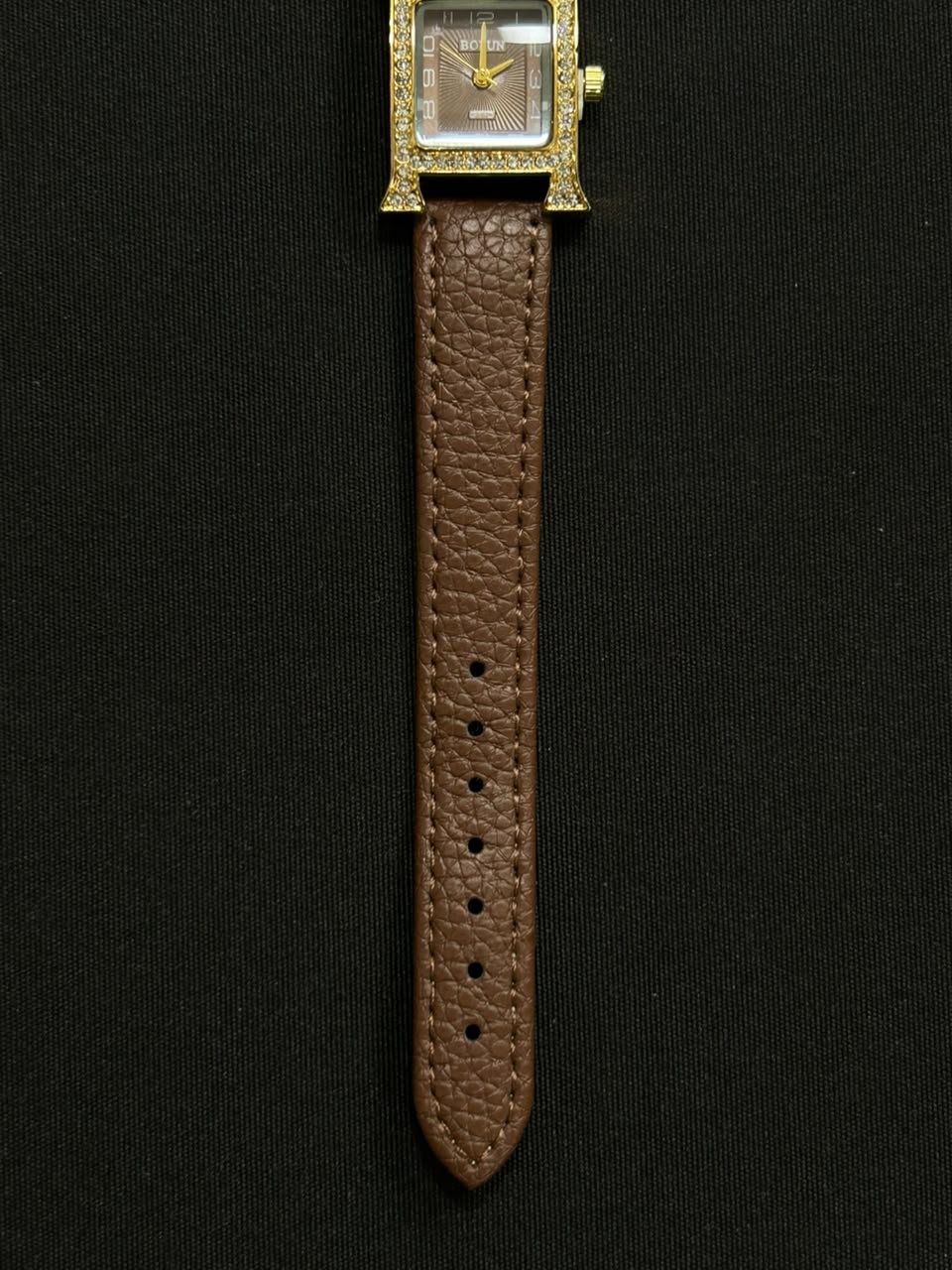 Flexagain’s Bolun Suede Watch (Brown)