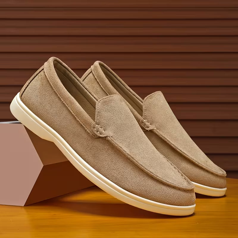 Men's Classic Loafers (Beige)