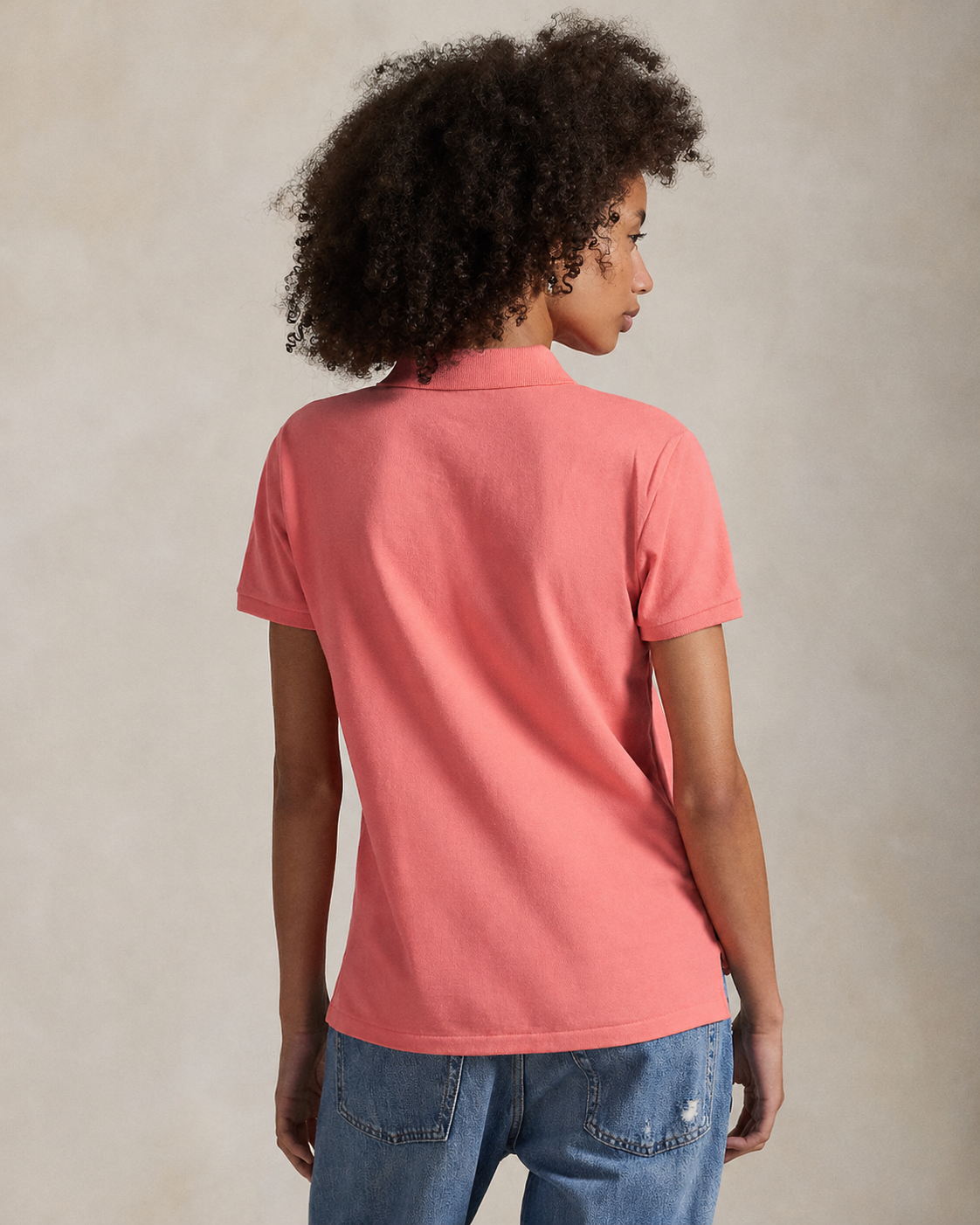 Women's Ralph Lauren Polo Shirt (Pink)