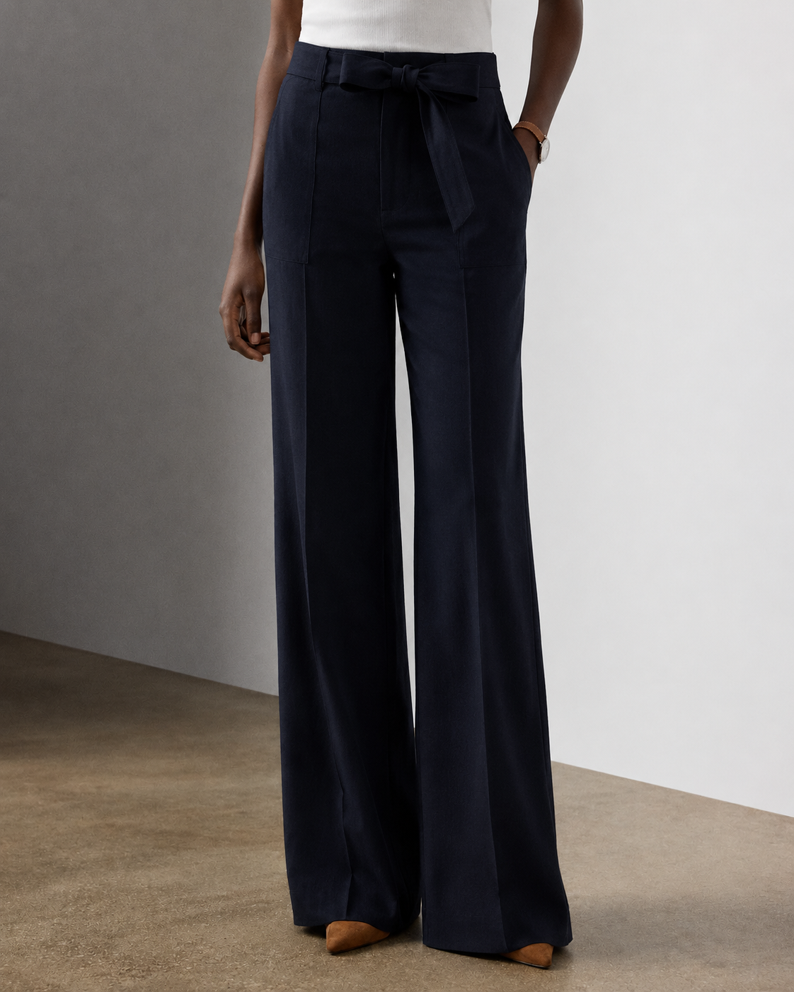 Women's Only Linen Pants (Black)