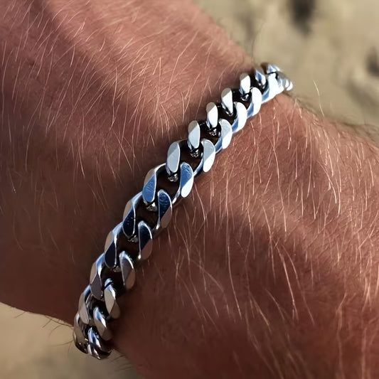 Men's Cuban Chain Bracelet (Stainless Steel)
