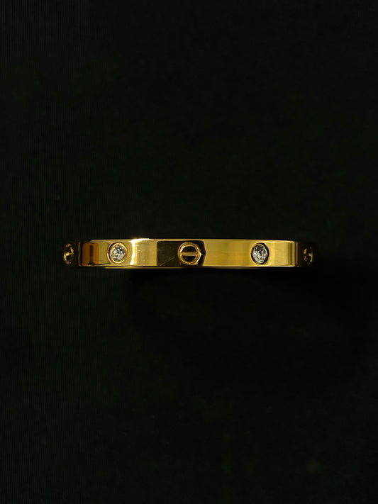 Flexagain’s Cartier Love Bracelet (18ct Gold With Zircon)