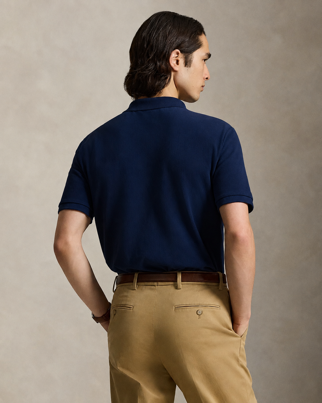 Men's Ralph Lauren Polo Shirt (Denim Blue)