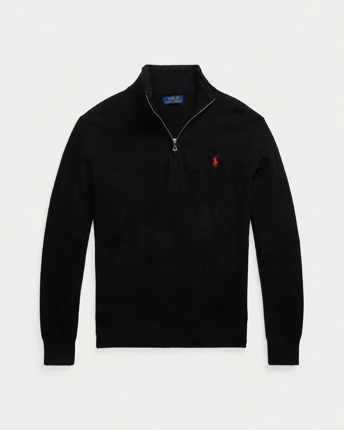 Men's Ralph Lauren Quarter-Zip Sweater (Black)