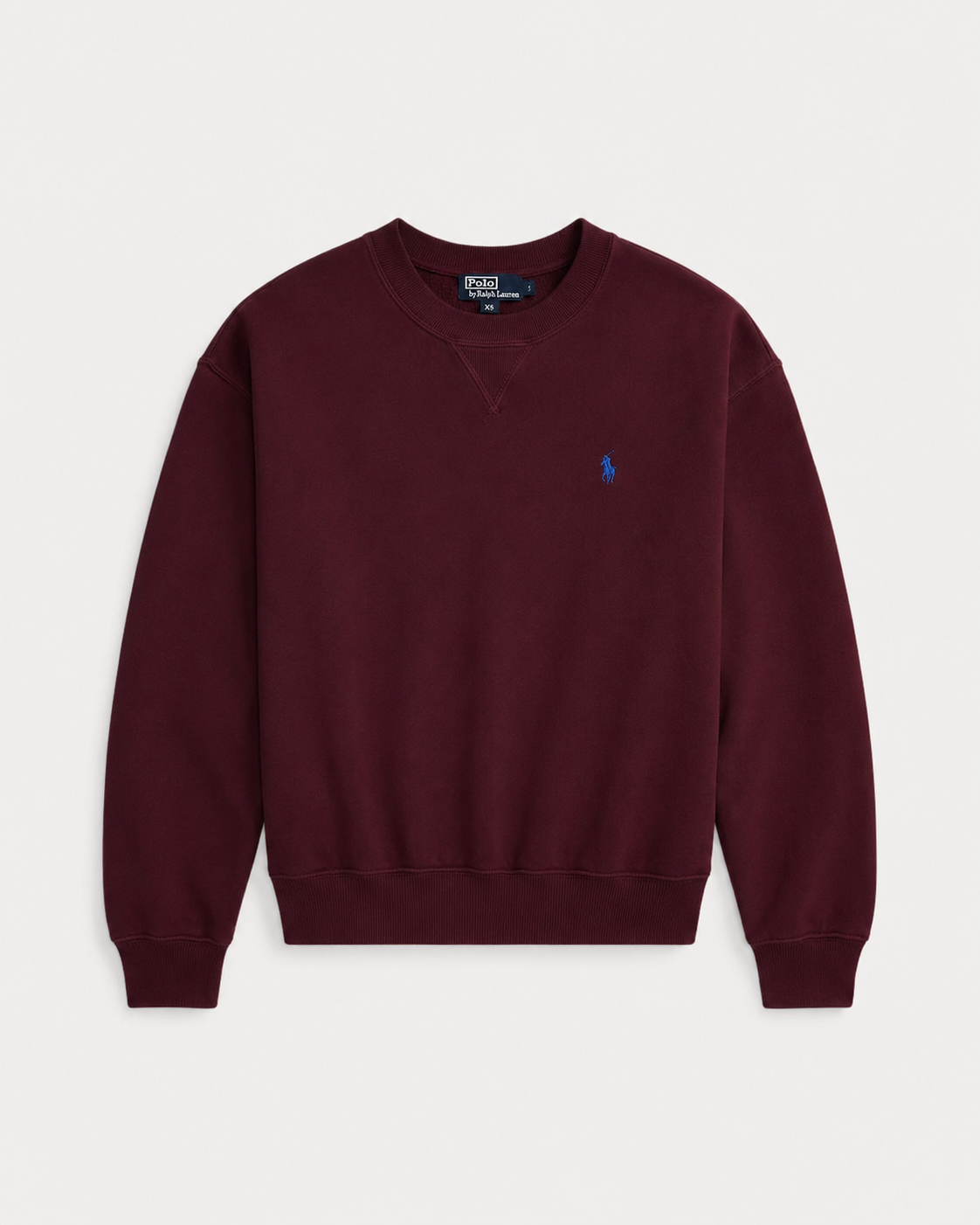 Women's Ralph Lauren Crewneck Sweater (Dark Red)