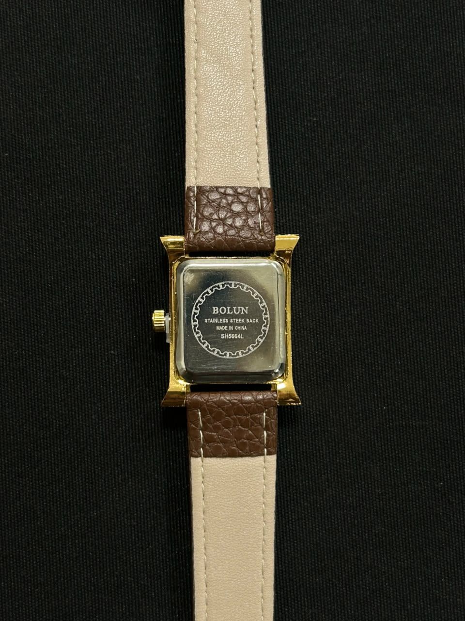 Flexagain’s Bolun Suede Watch (Brown)