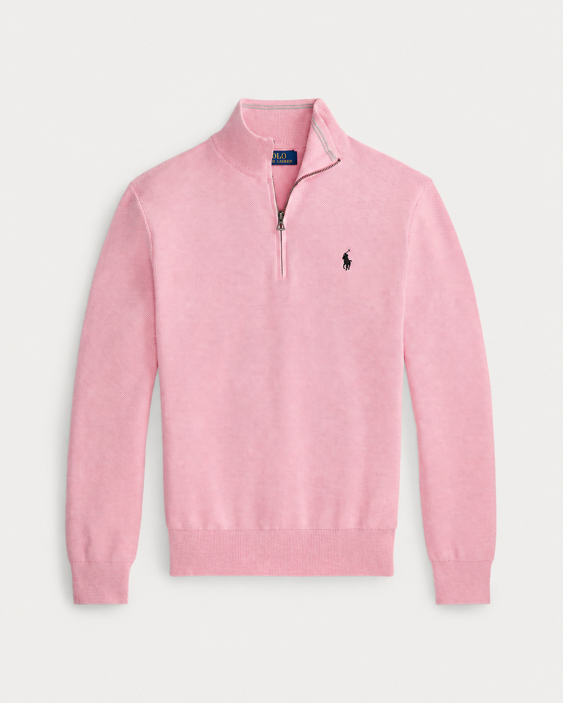 Men's Ralph Lauren Quarter-Zip Sweater (Baby Pink)