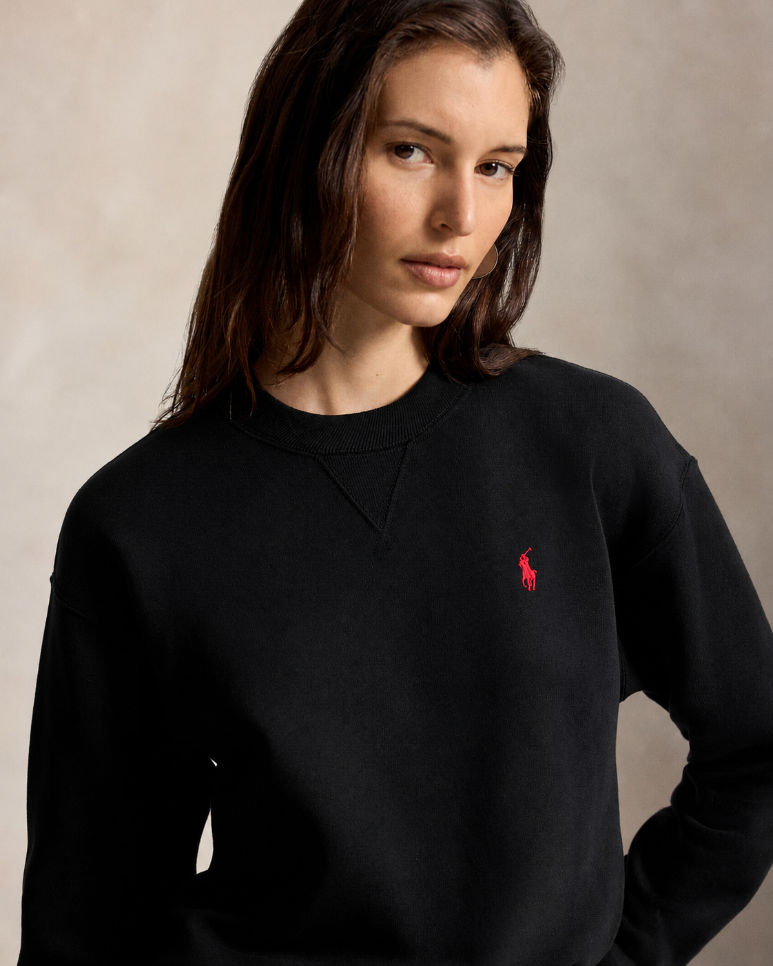 Women's Ralph Lauren Crewneck Sweater (Black)