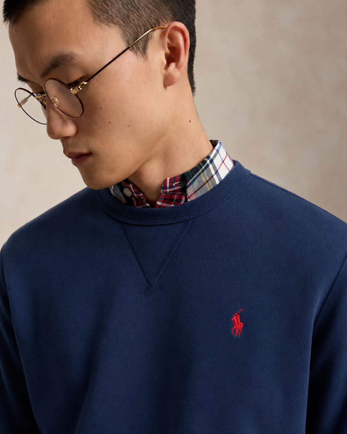 Men's Ralph Lauren Crewneck Sweater (Denim Blue)
