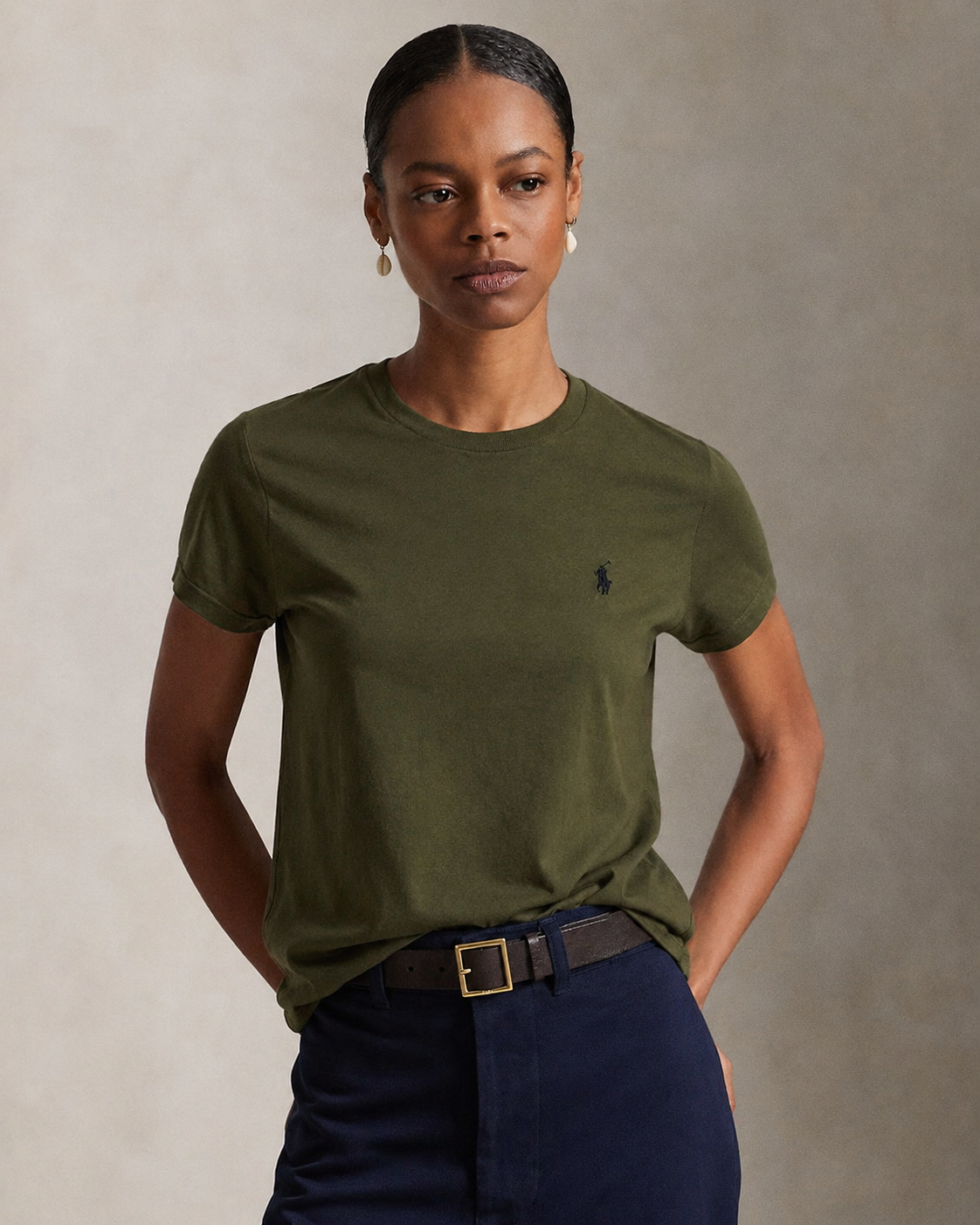 Women’s Ralph Lauren T-Shirt (Seaweed Green)