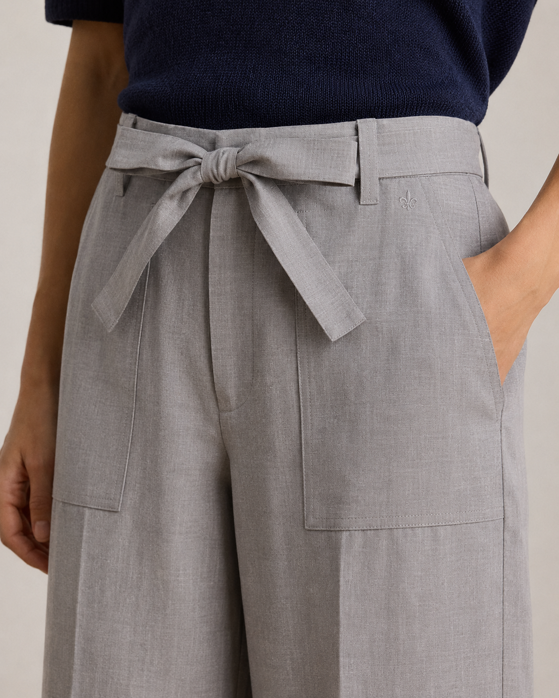 Women's Only Linen Pants (Beige)