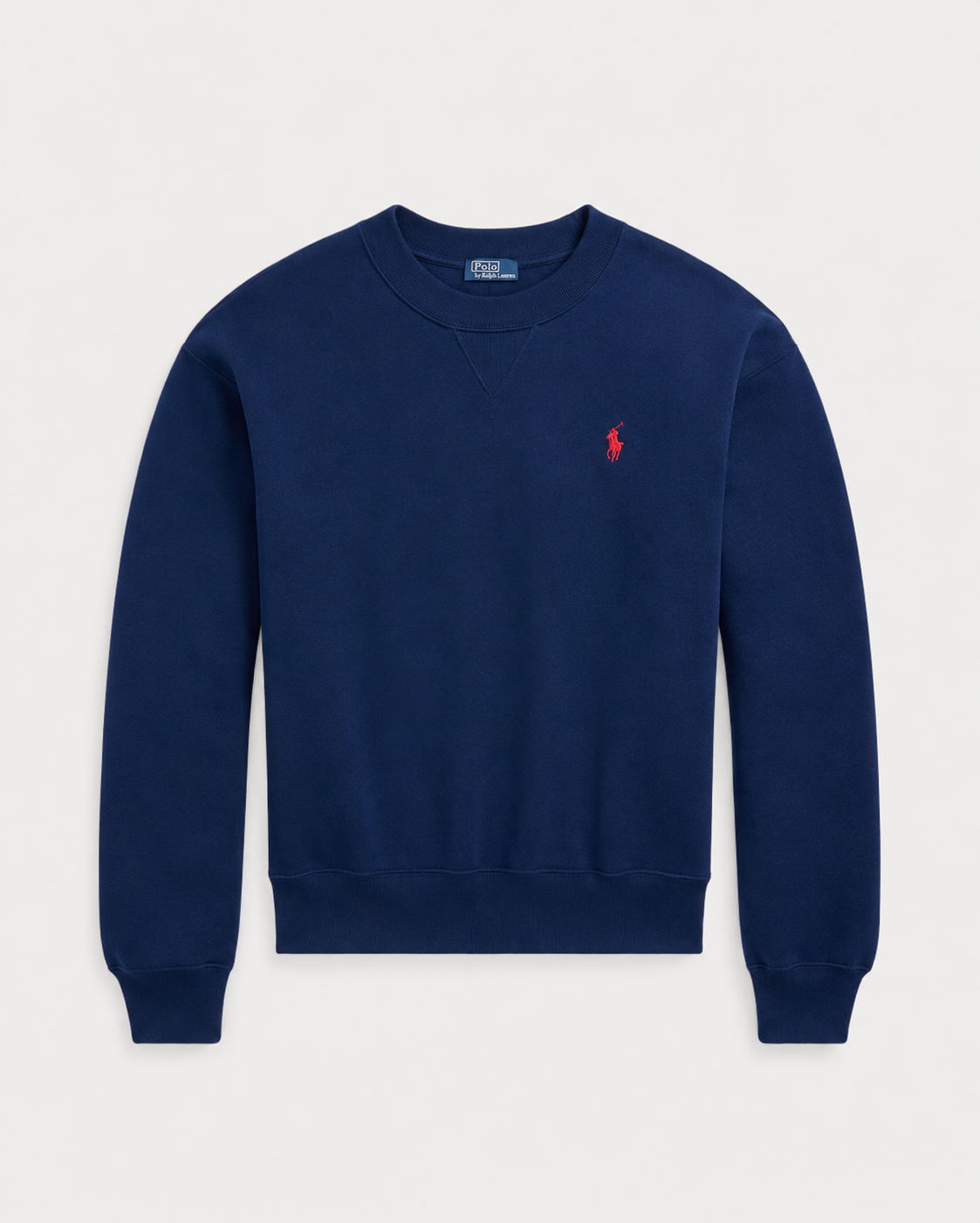 Women's Ralph Lauren Crewneck Sweater (Denim Blue)