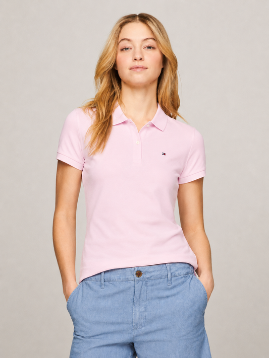 Women’s Tommy Hilfiger Polo Shirt (Baby Pink)