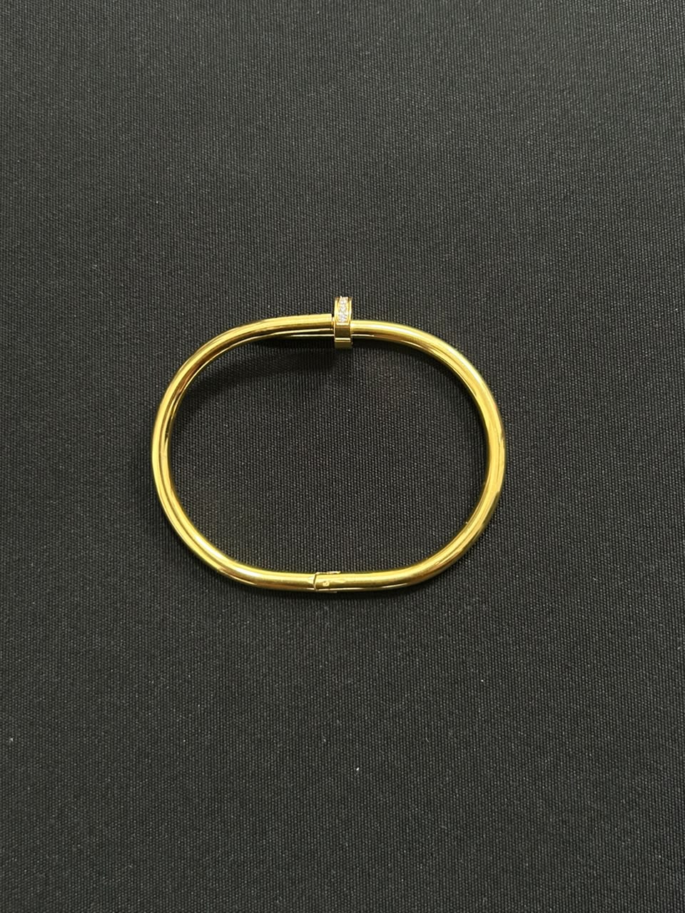 Flexagain’s Cartier Clou Bracelet (18ct Gold With Zircon)