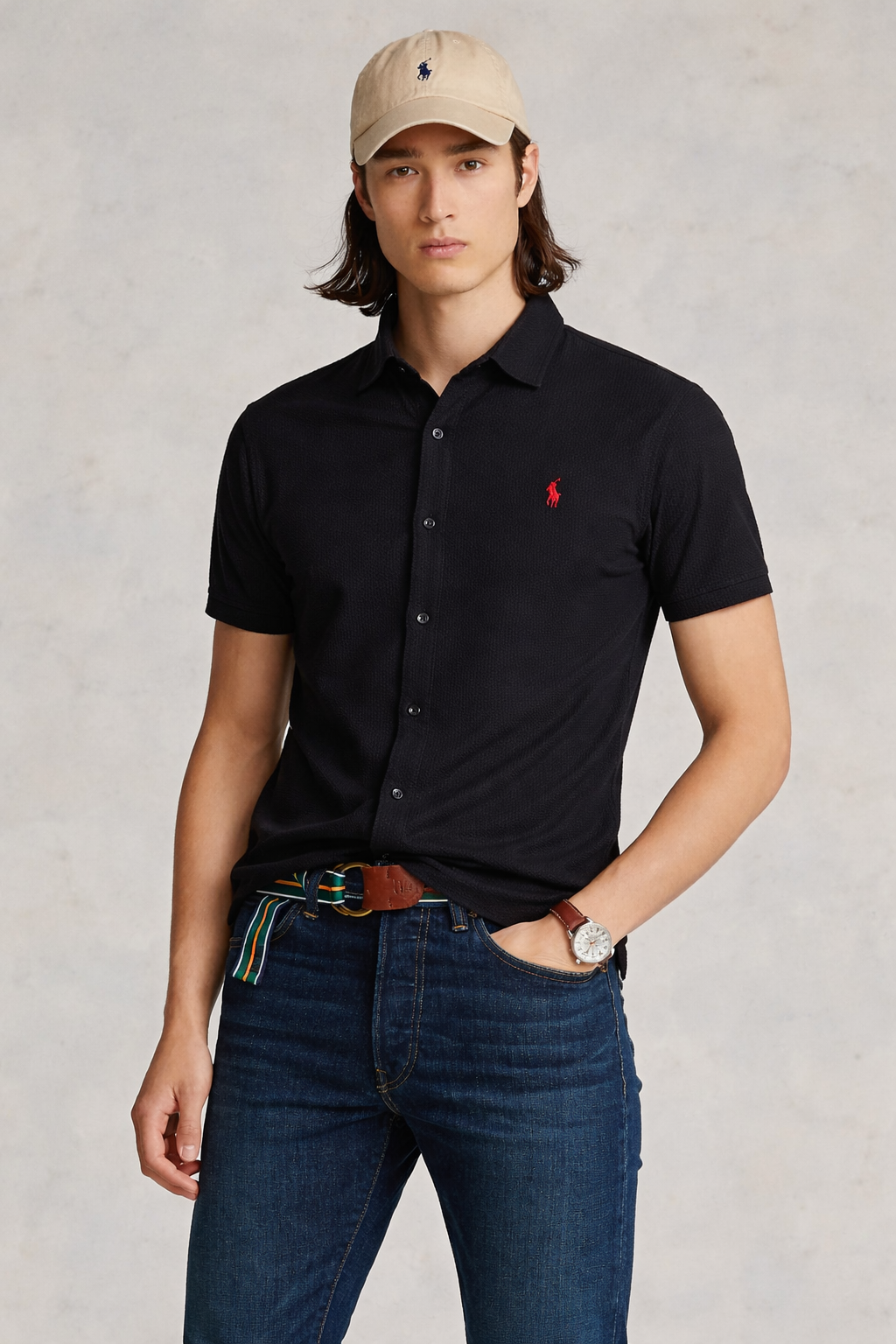 Ralph Lauren Short Sleeve Shirt (Black)