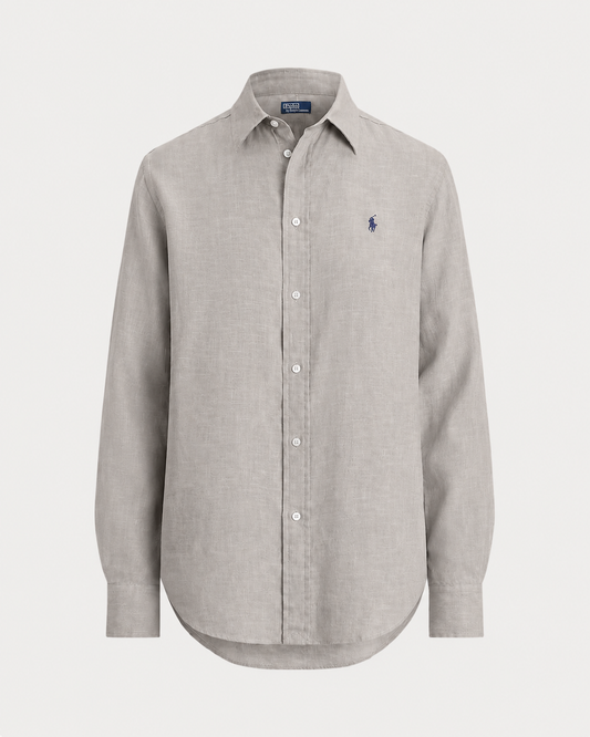 Women's Ralph Lauren Linen Shirt (Beige)
