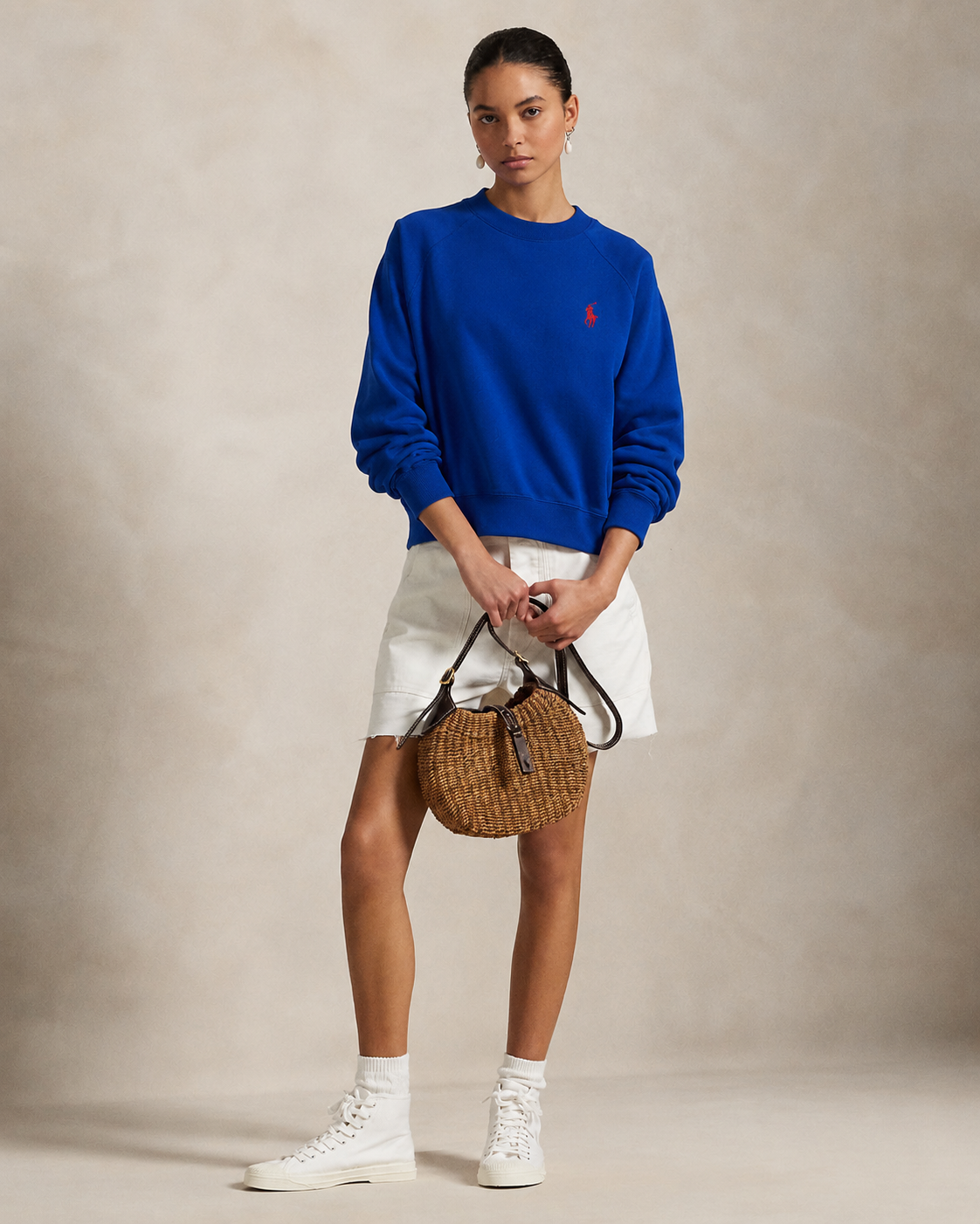 Women's Ralph Lauren Crewneck Sweater (Royal Blue)