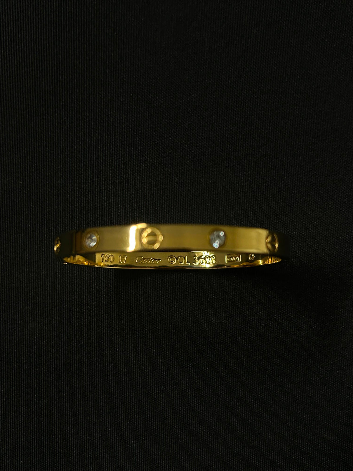 Flexagain’s Cartier Love Bracelet (18ct Gold With Zircon)