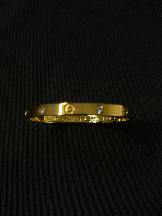Flexagain’s Cartier Love Bracelet (18ct Gold With Zircon)