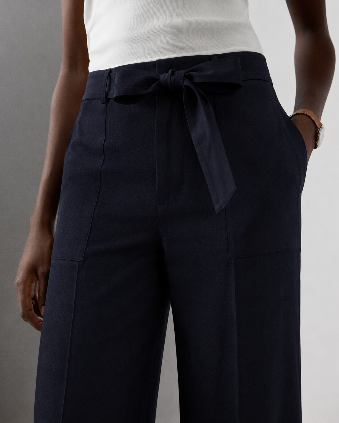 Women's Only Linen Pants (Black)