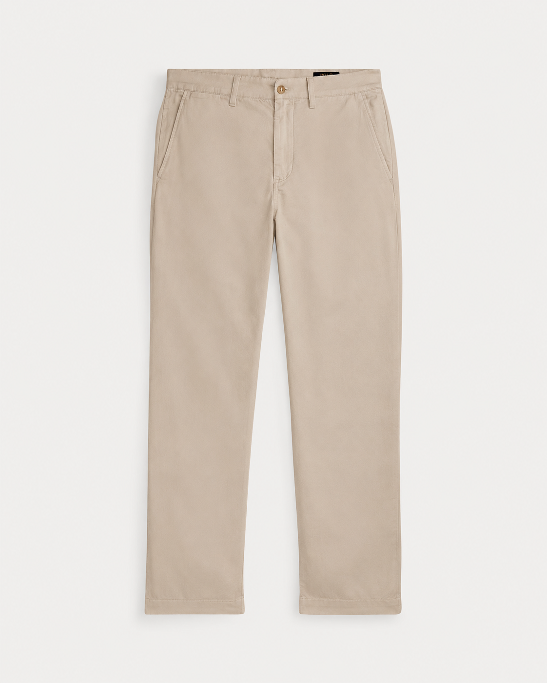 Women's Ralph Lauren Button Linen Pants (Beige)