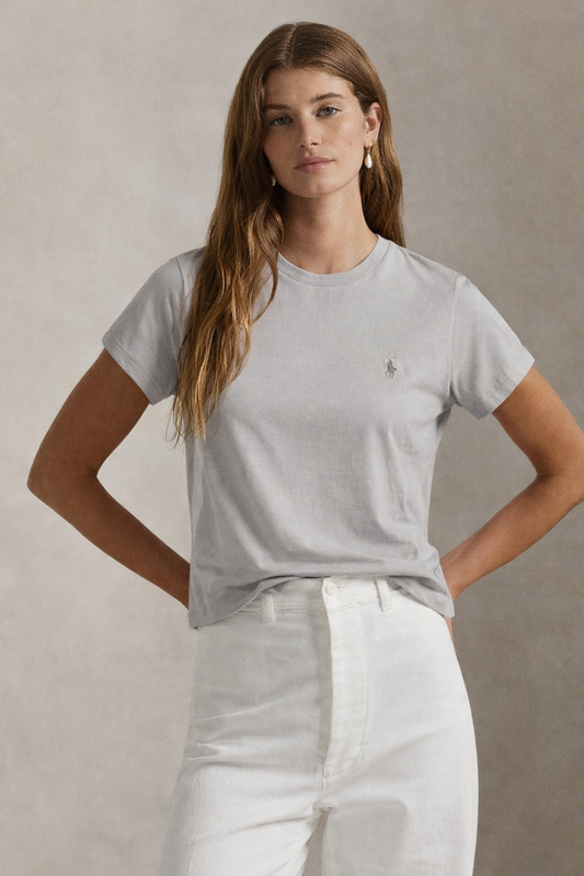Women’s Ralph Lauren T-Shirt (Solid Grey)