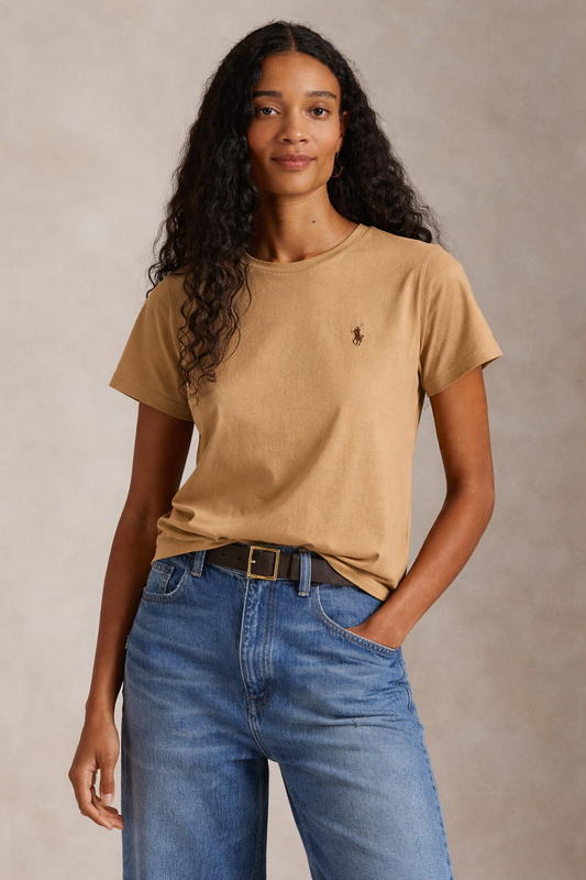 Women’s Ralph Lauren T-Shirt (Camel)
