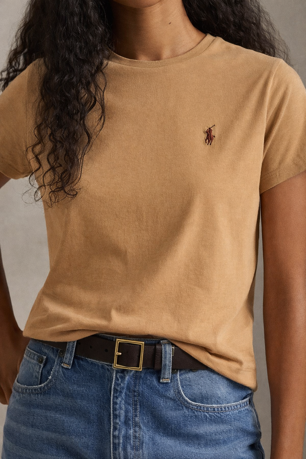 Women’s Ralph Lauren T-Shirt (Camel)
