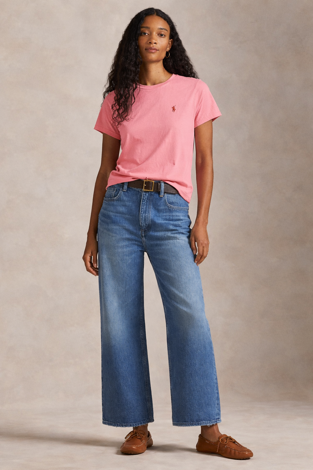 Women’s Ralph Lauren T-Shirt (Bois De Rose)