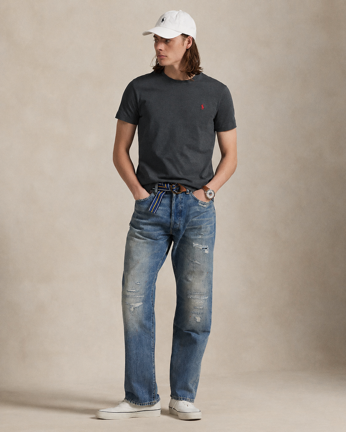 Men’s Ralph Lauren T-Shirt (Dark Grey)