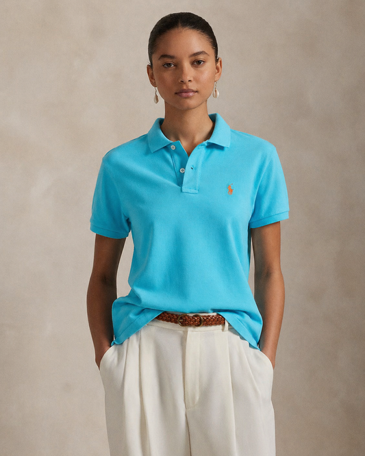 Women's Ralph Lauren Polo Shirt (Teal)