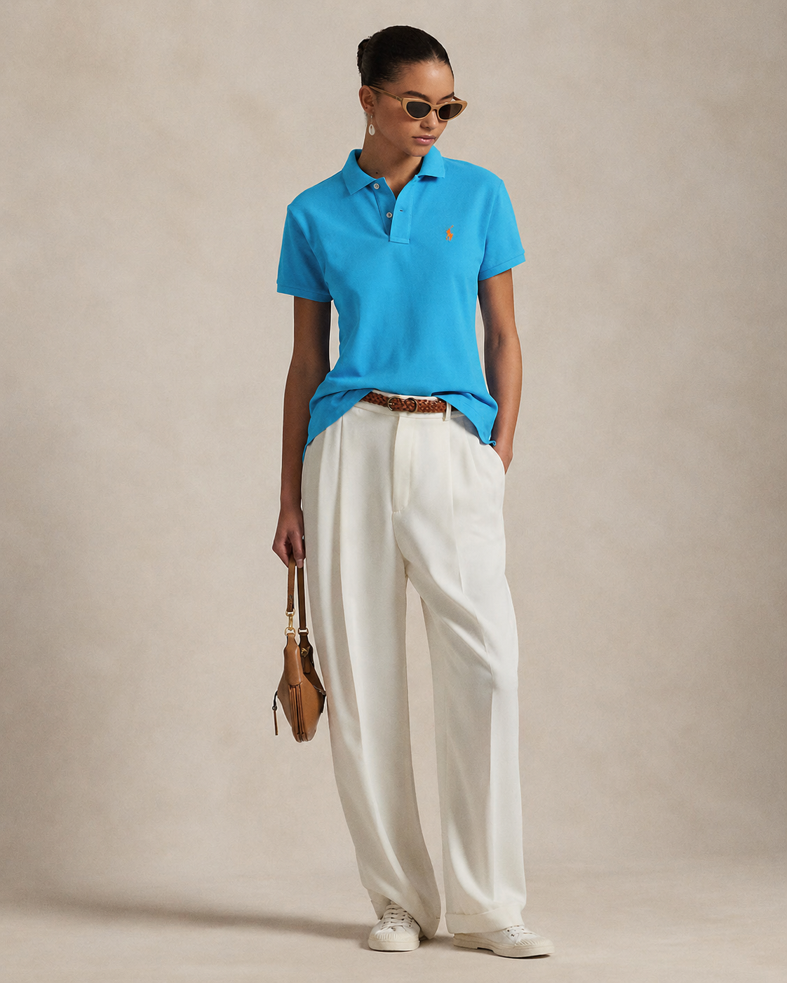 Women's Ralph Lauren Polo Shirt (Teal)