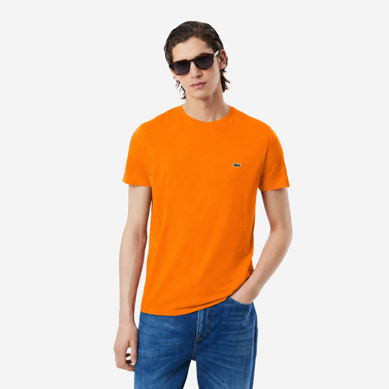 Men’s Lacoste T-Shirt (Orange)
