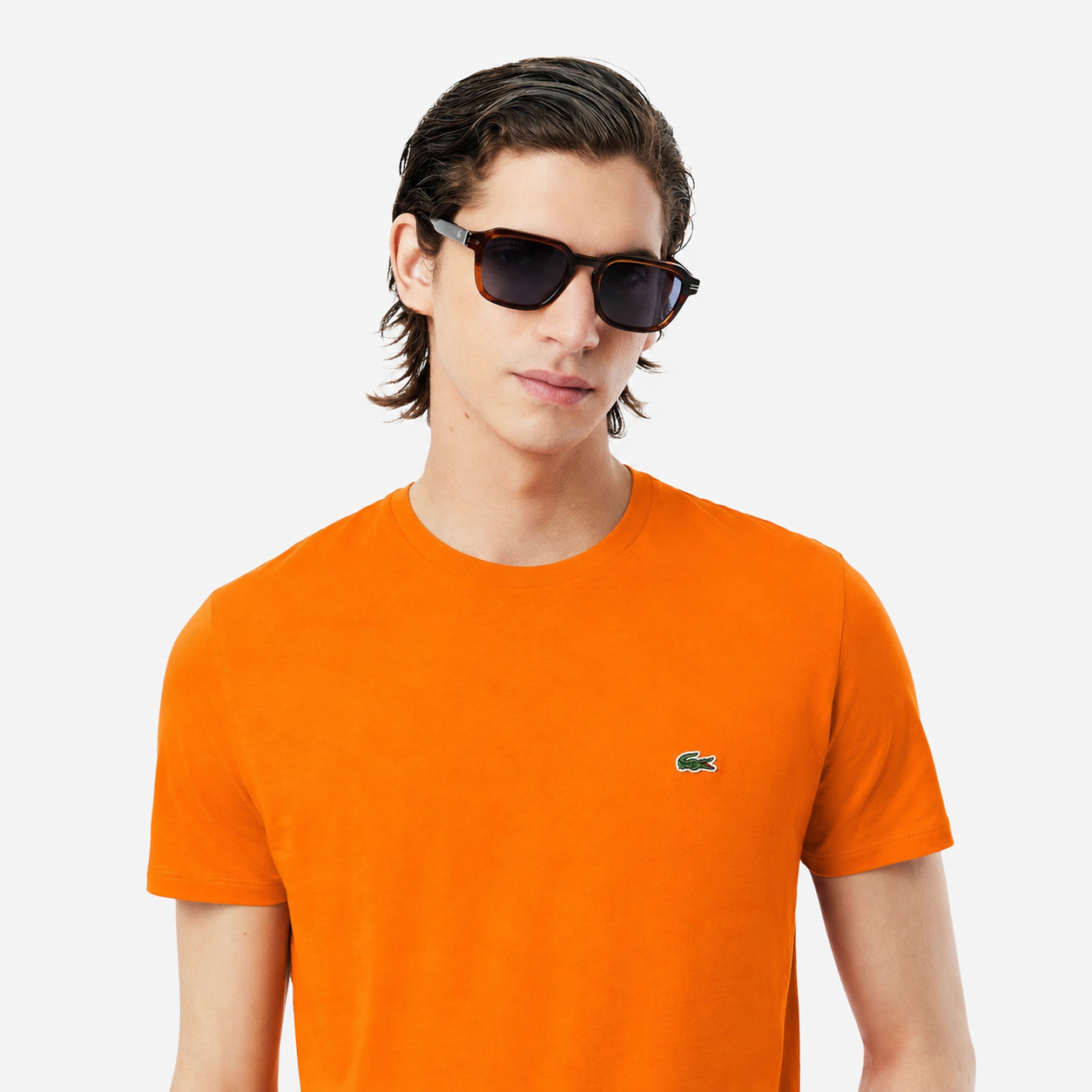 Men’s Lacoste T-Shirt (Orange)