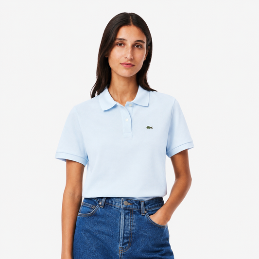 Women's Lacoste Polo Shirt (Baby Blue)