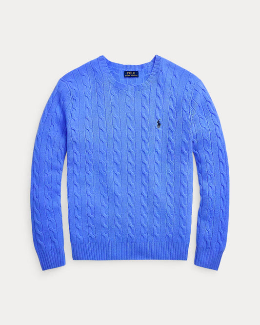 Men's Ralph Lauren Cable-Knit Sweater (Blue)