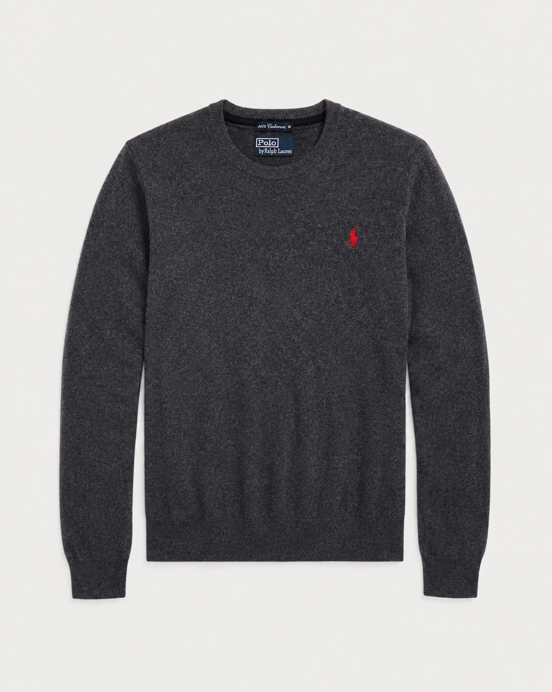 Ralph Lauren Cashmere Crewneck Sweater (Dark Grey)