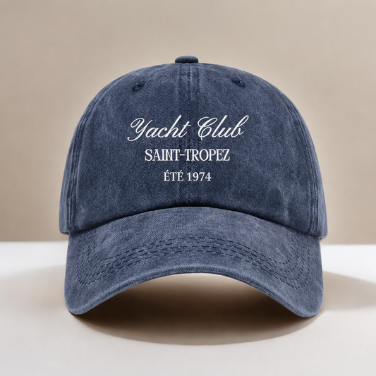 Yacht Club Cap (Navy Blue)